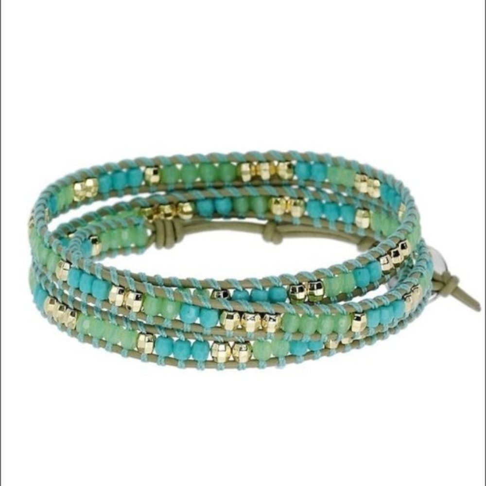 Stella & Dot Wanderlust Triple Wrap Bracelet